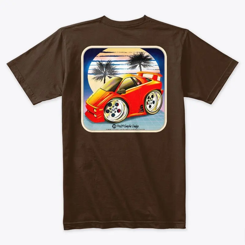 Diablo Style Cartoon Car Shirt