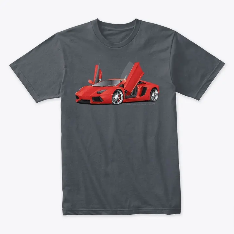 Italian Exotic Car Graphic T-Shirt