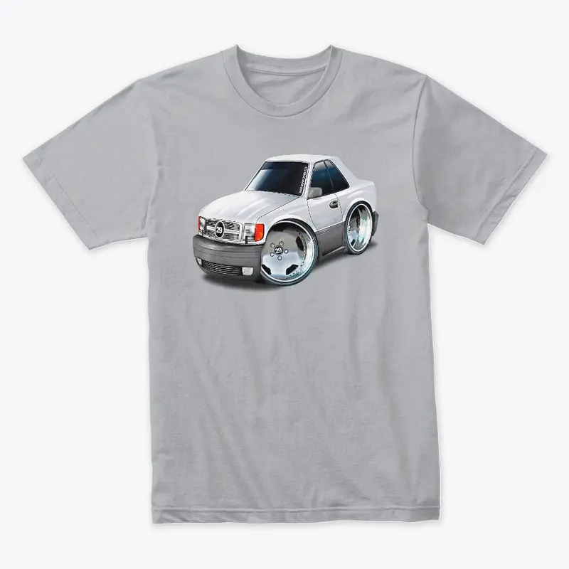 560 SEC Style Cartoon Car Shirt