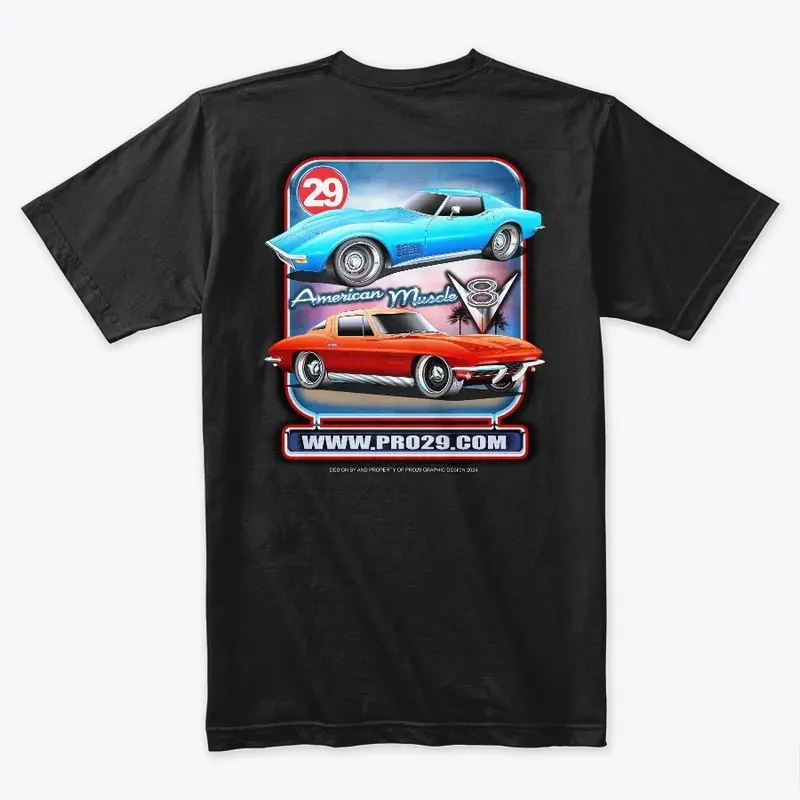 1960s and 1970s Muscle Car t-shirt