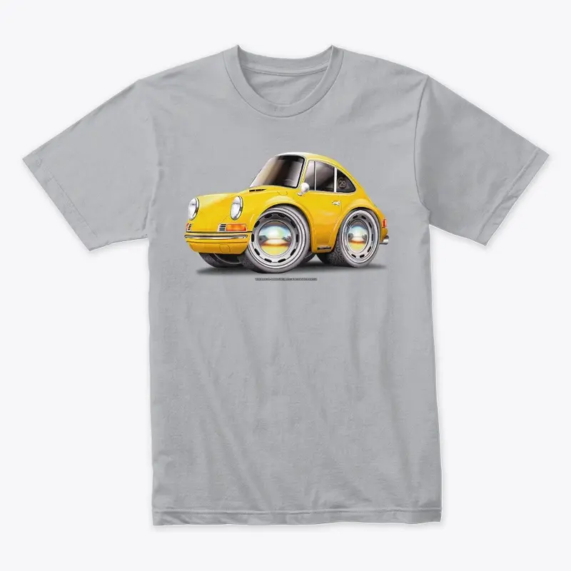 912 Style Cartoon Sports Car Shirt