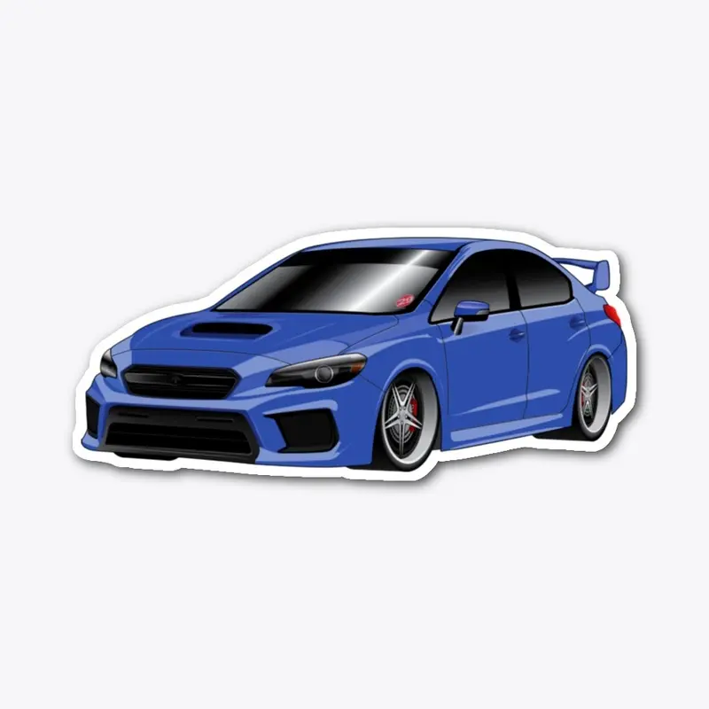 WRX STi Style Die-Cut Sticker